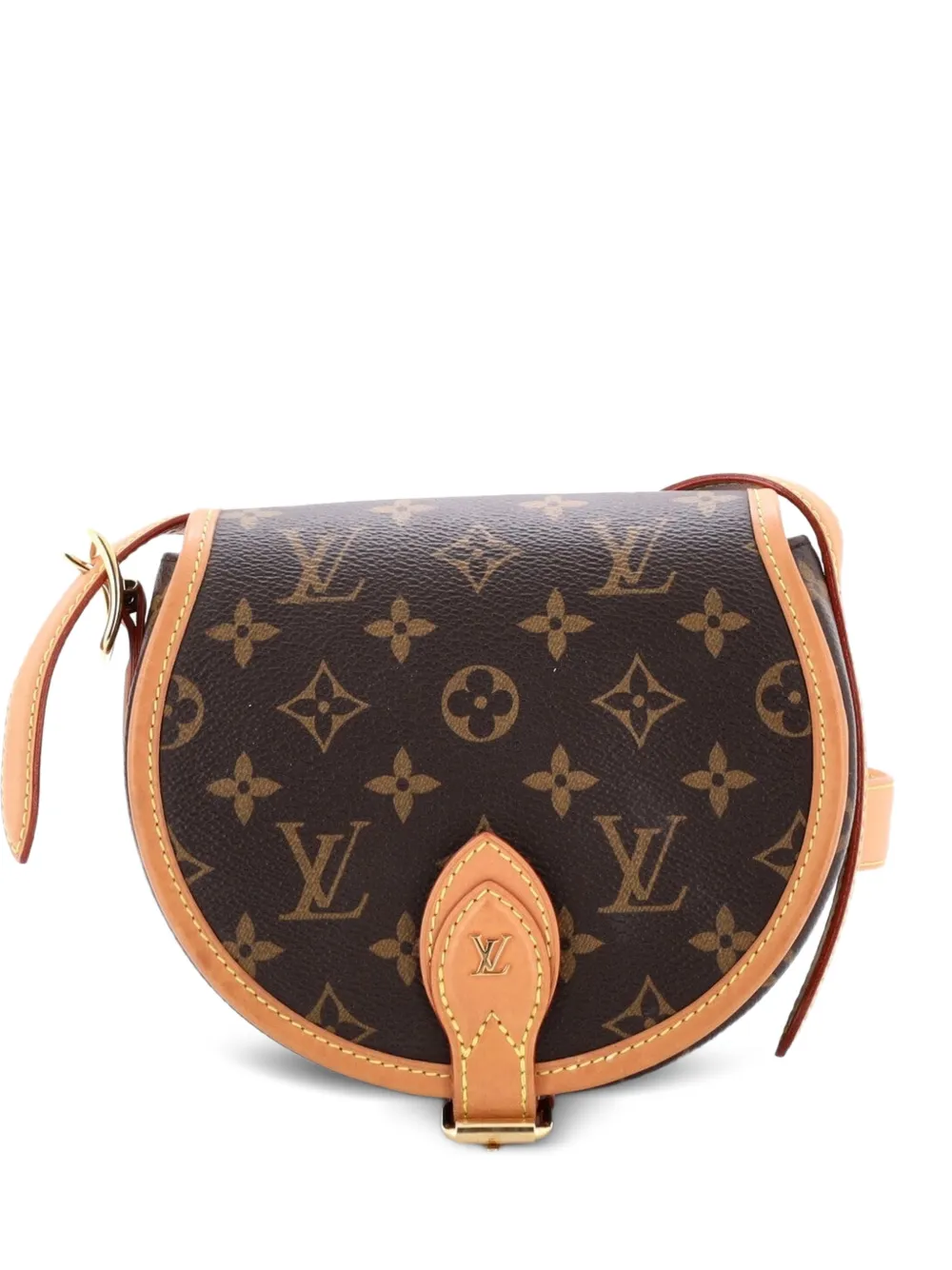 Louis Vuitton Pre-Owned Borsa a tracolla Tambourin NM in tela con monogramma - Marrone