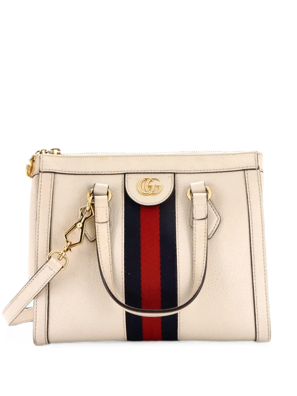 Gucci Pre-Owned Borsa a tracolla Ophidia piccola in pelle - Toni neutri
