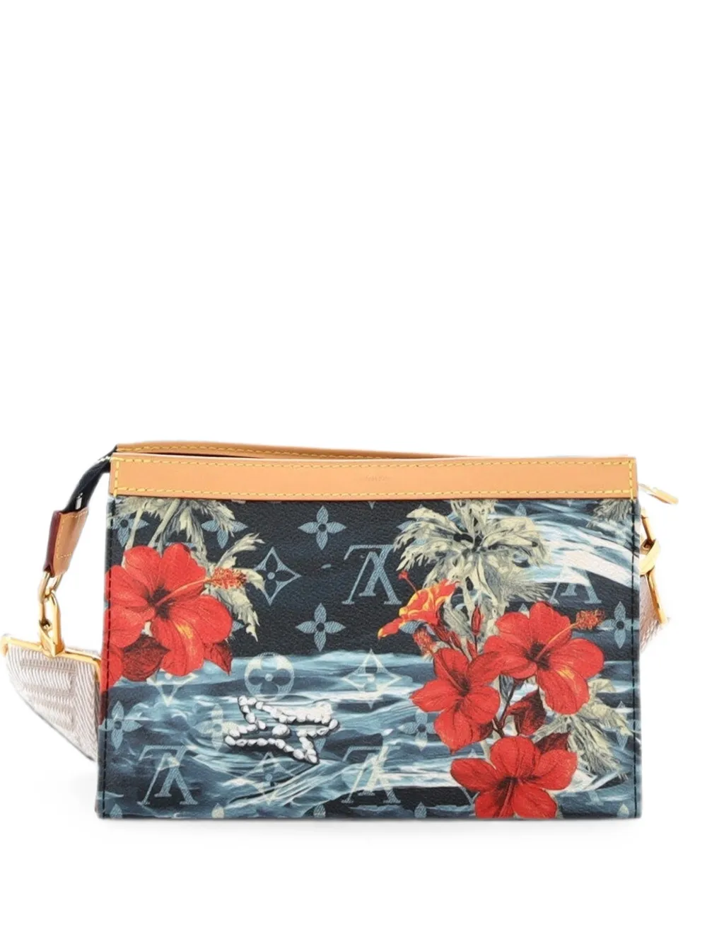 Louis Vuitton Pre-Owned Gaston Wearable Wallet Limited Edition Monogram Surfin' Canvas-Umhängetasche - Mehrfarbig