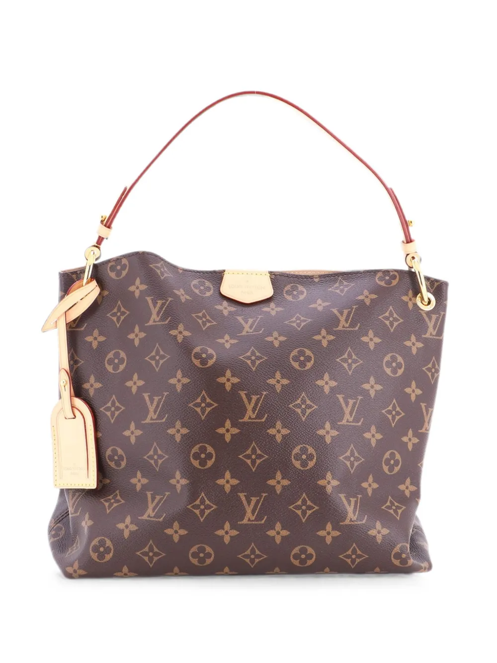 Louis Vuitton Pre-Owned Graceful Handbag Monogram Canvas PM hobo bag - Brown