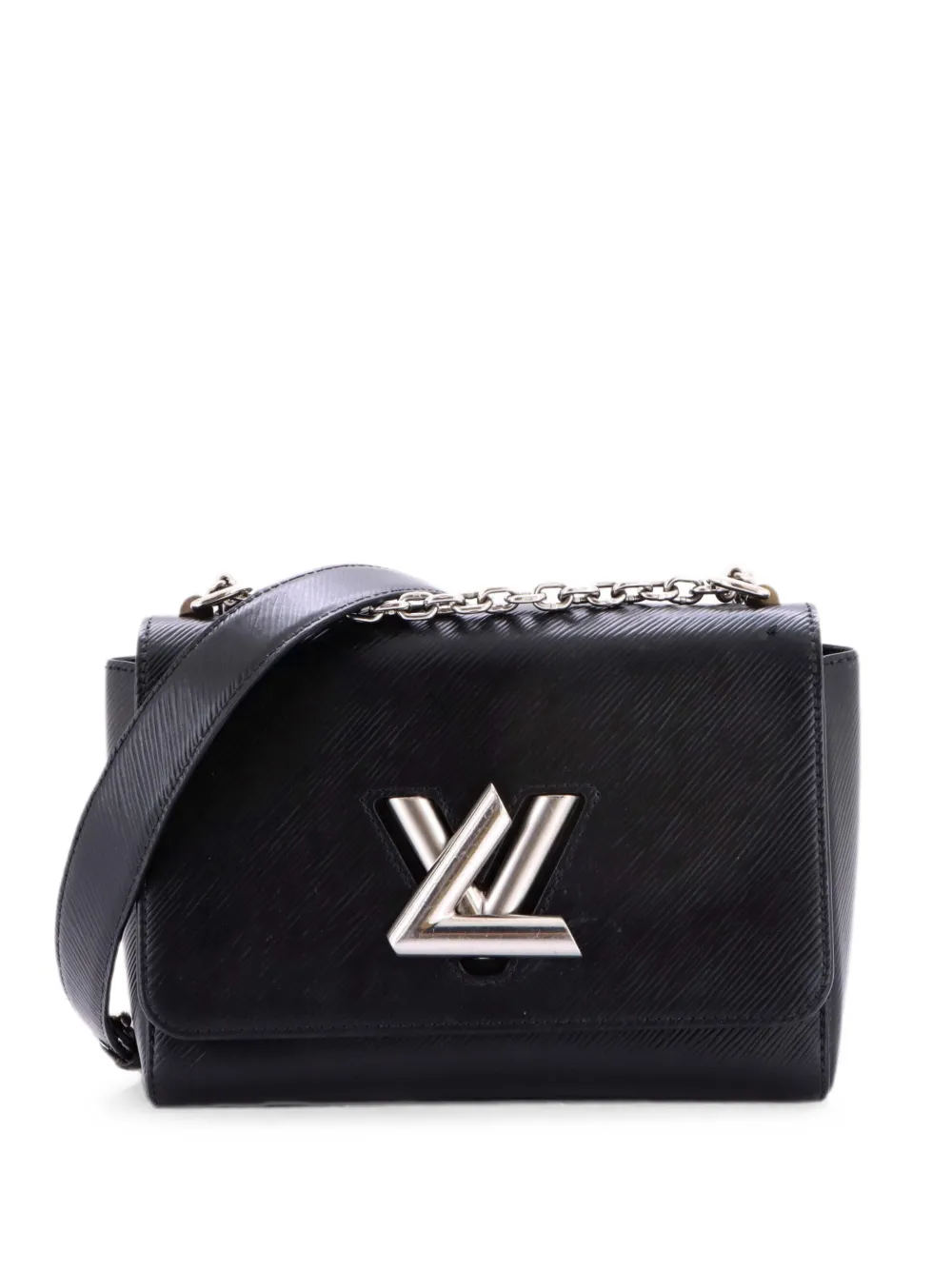 Louis Vuitton Pre-Owned Twist Handbag Epi Leather MM crossbody bag - Black