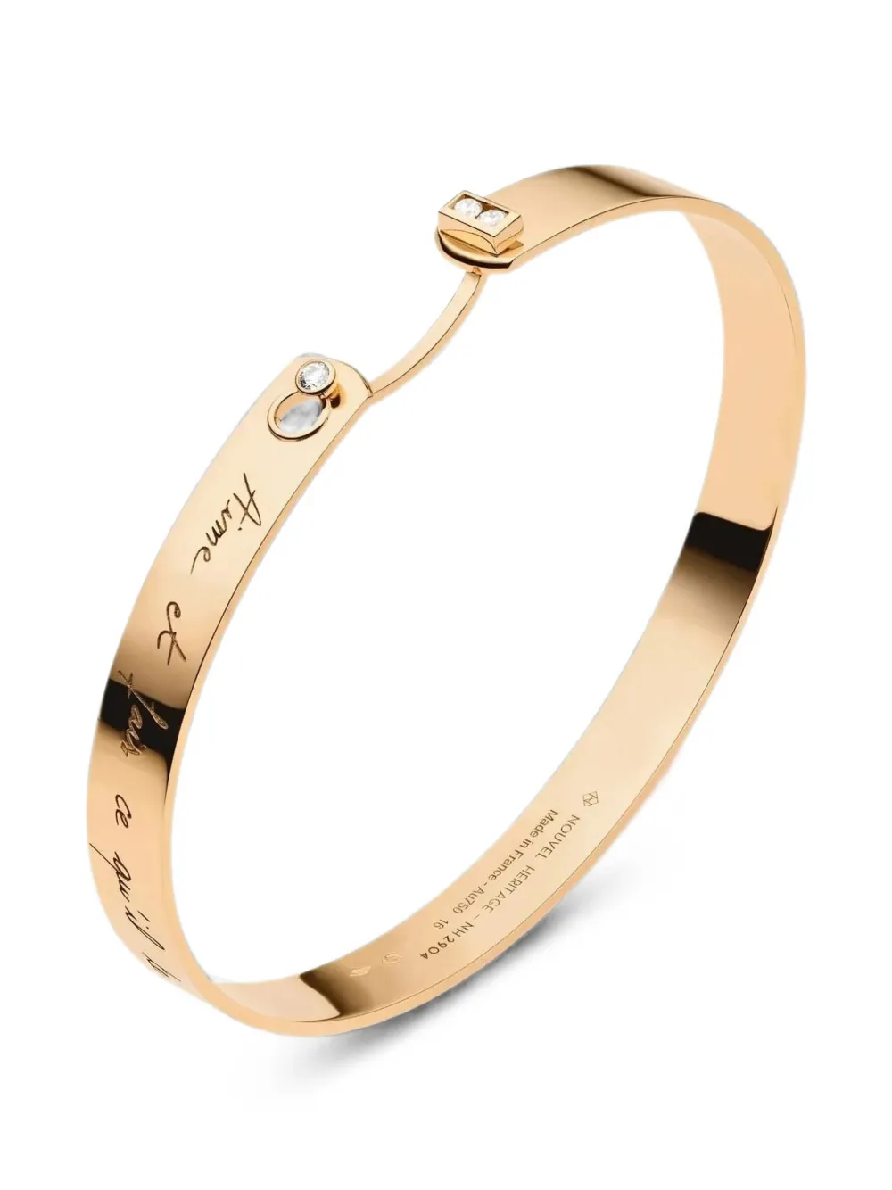 Nouvel Heritage Some Me Time diamond bangle - Gold
