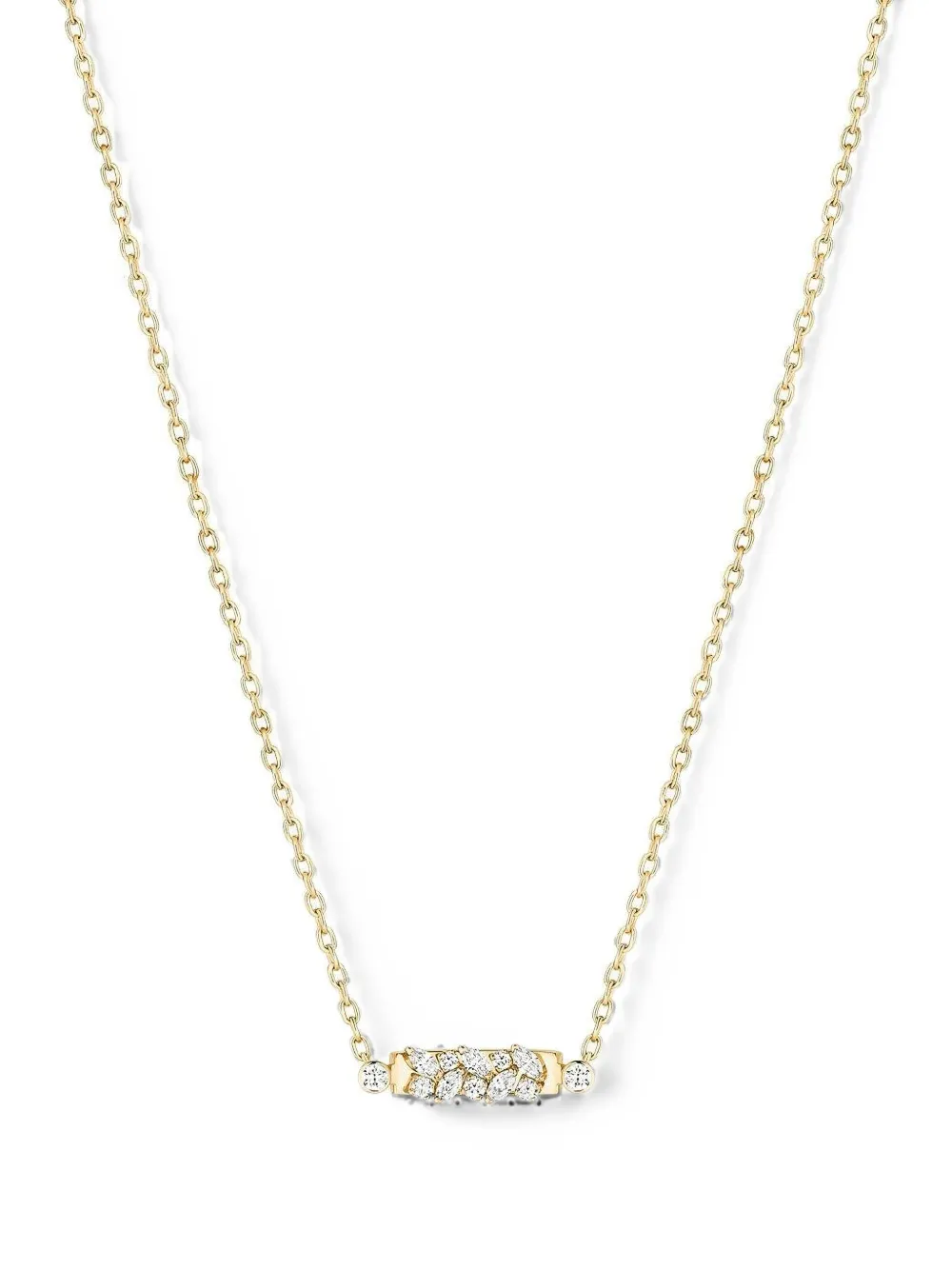 Nouvel Heritage Soirée Mood Halskette mit Diamanten - Gold