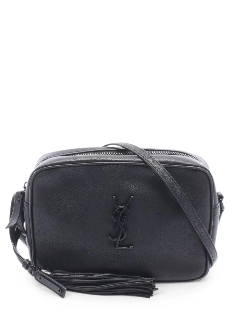 Saint Laurent Pre-Owned 2000s Lou Roux monogram shoulder bag - Nero