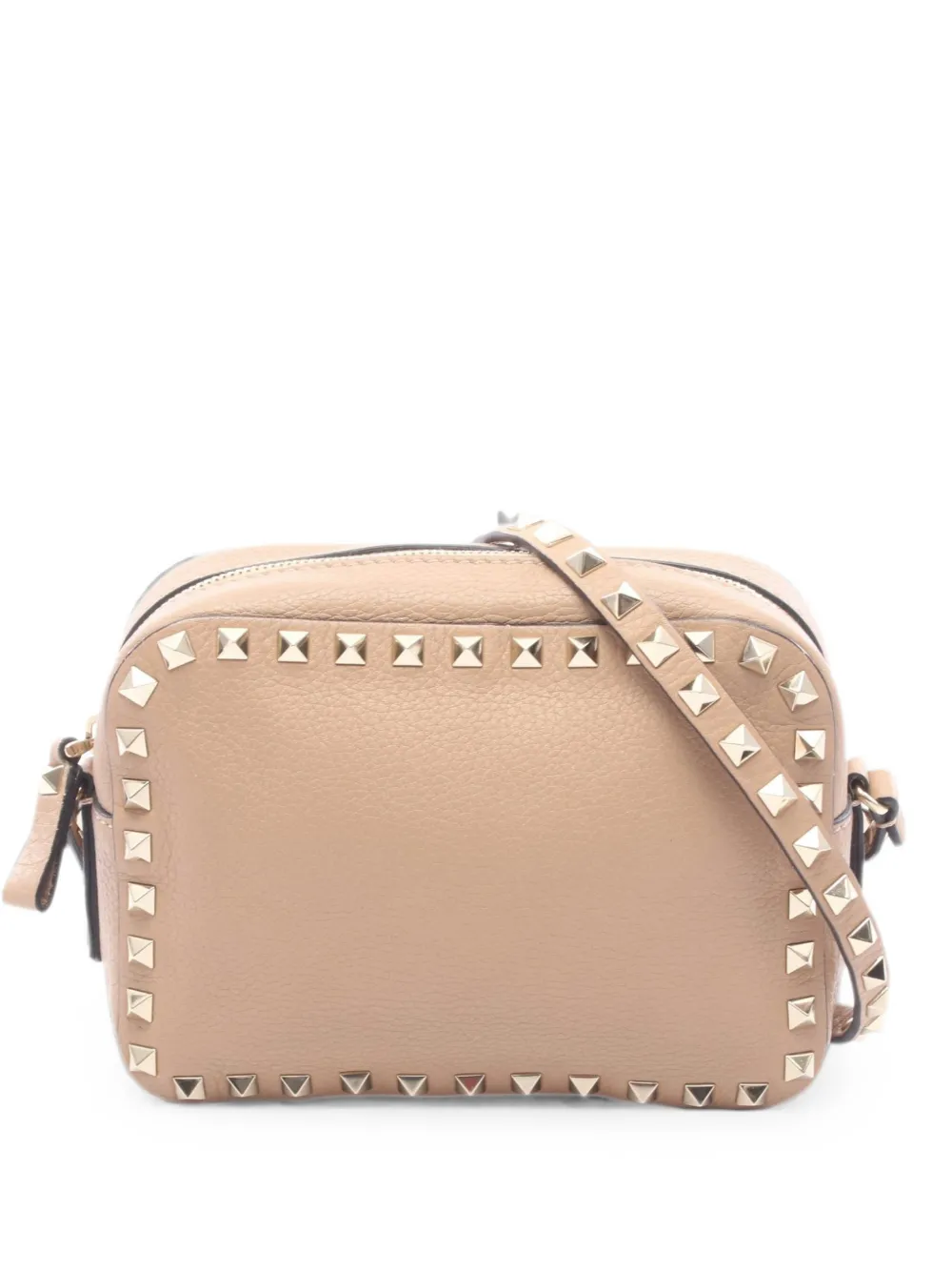 Valentino Garavani Pre-Owned 2000s Rockstud mini shoulder bag - Toni neutri