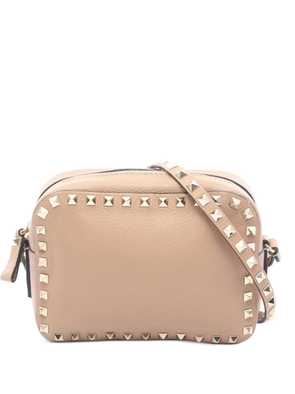 Valentino Garavani Pre-Owned 2000s Rockstud mini shoulder bag - Nude