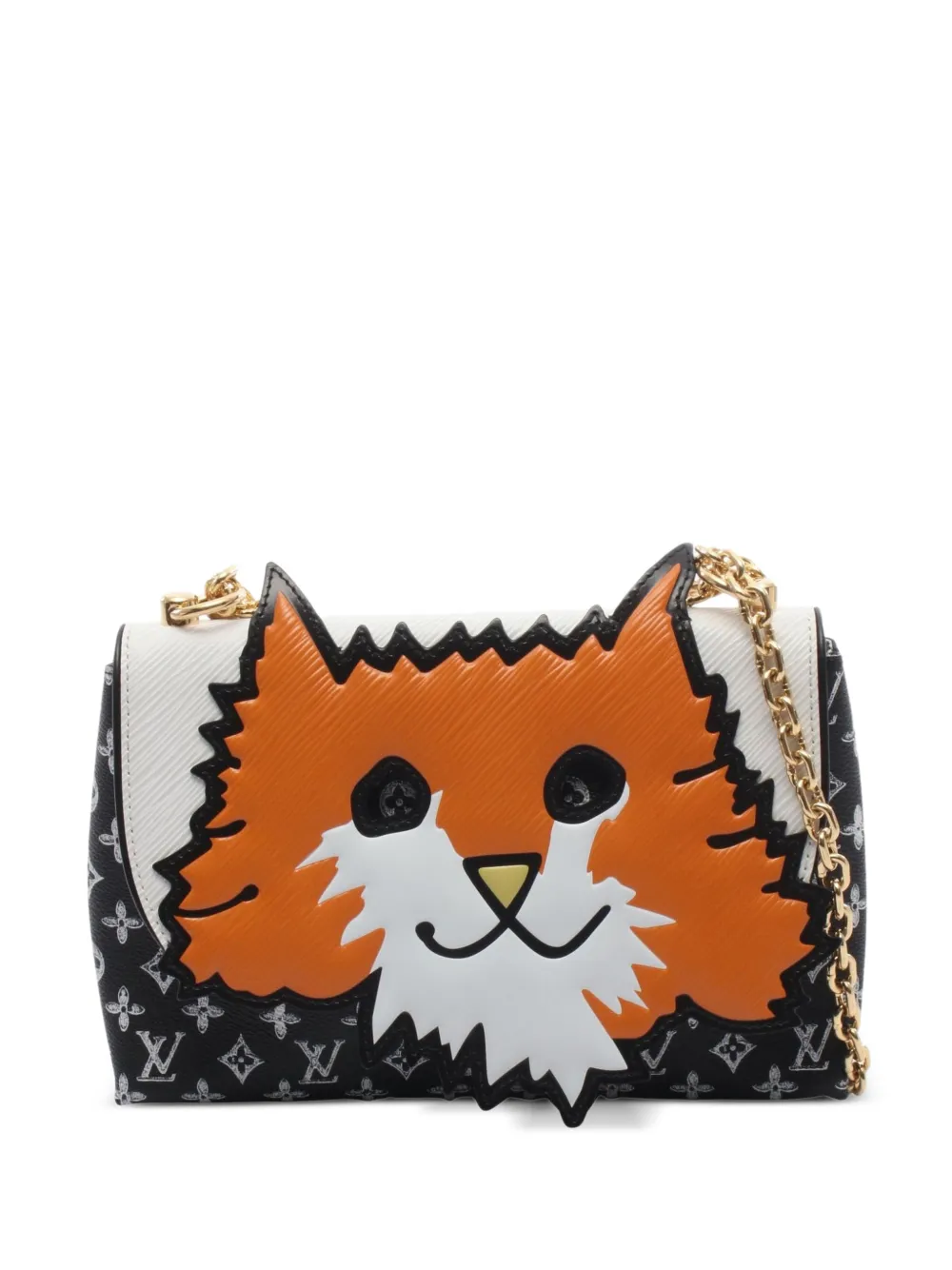 Louis Vuitton Pre-Owned 2018 Catgram Epi Double Chain shoulder bag - Black