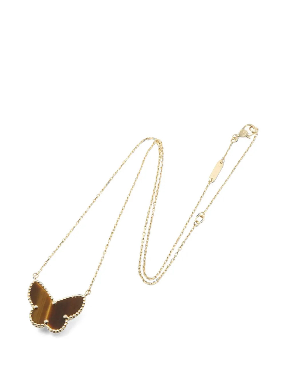 Van Cleef & Arpels Pre-Owned 2010s Lucky Alhambra Butterfly necklace - Gold