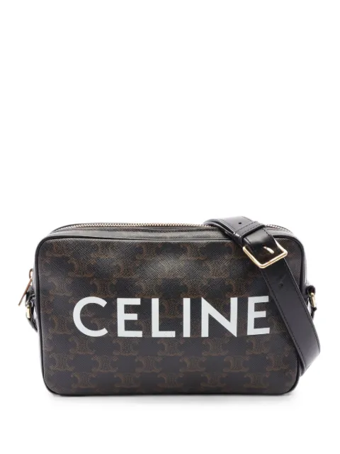 Celine Pre-Owned 2000s medium Triomphe logo messenger bag