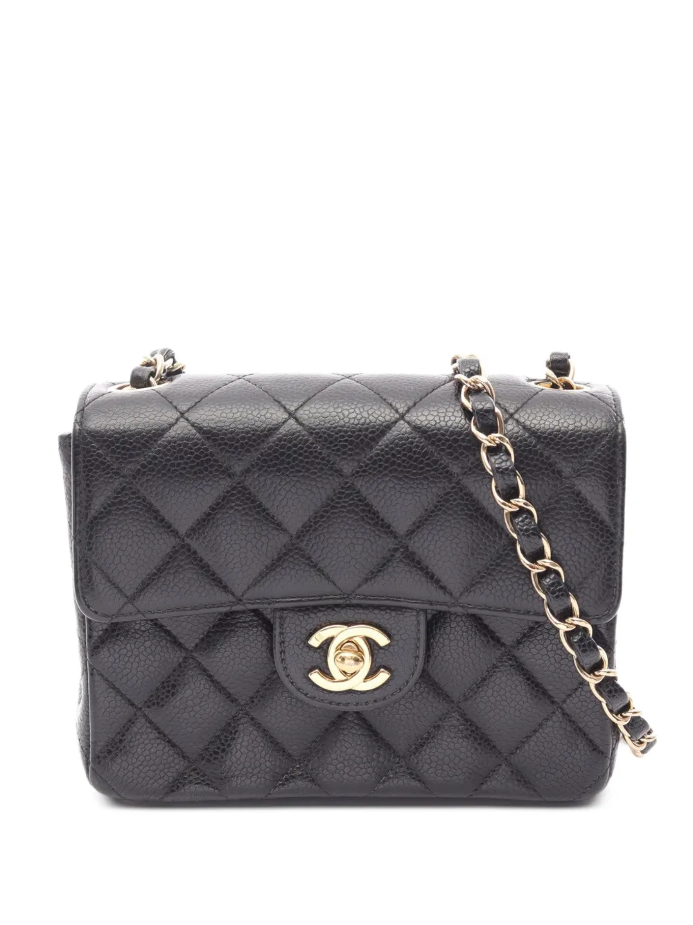CHANEL Pre-Owned 2004-2005 mini Matelassé Caviar shoulder bag - Nero