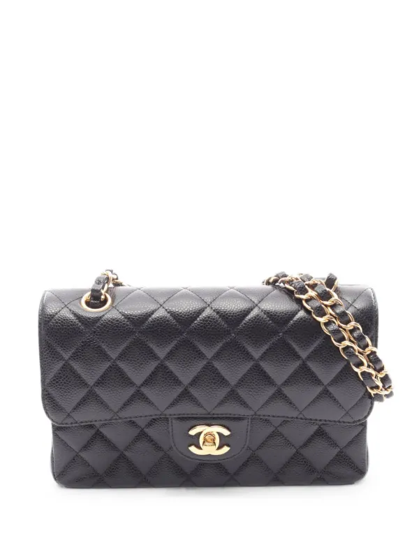 CHANEL Pre-Owned 2019 マトラッセ ダブルフラップ ショルダーバッグ