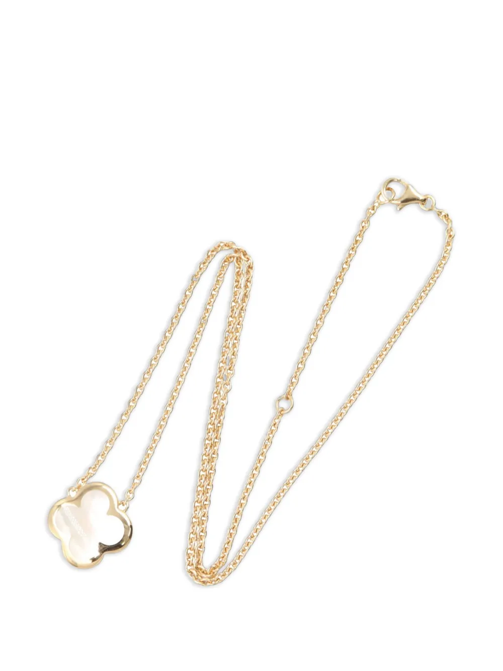 Van Cleef & Arpels Pre-Owned 2010s Pure Alhambra mother of pearl necklace - Oro