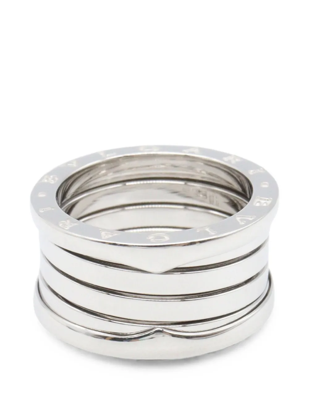 Bvlgari Pre-Owned 2010s B-zero1 ring - Argento