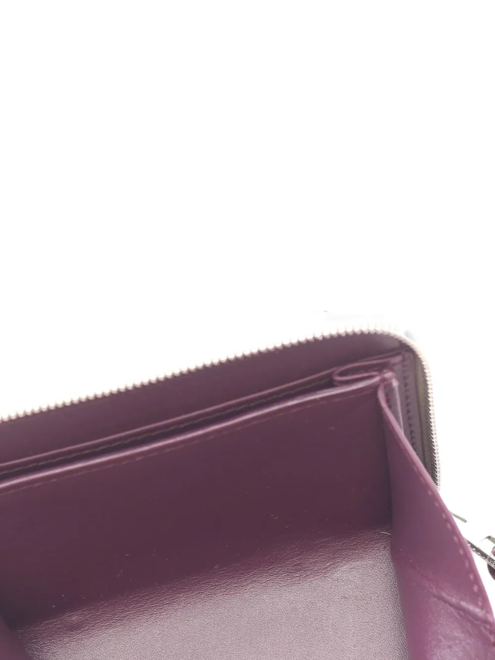 Loewe Pre-owned 2010s Leather Coin Purse in Neutrals, view 3
