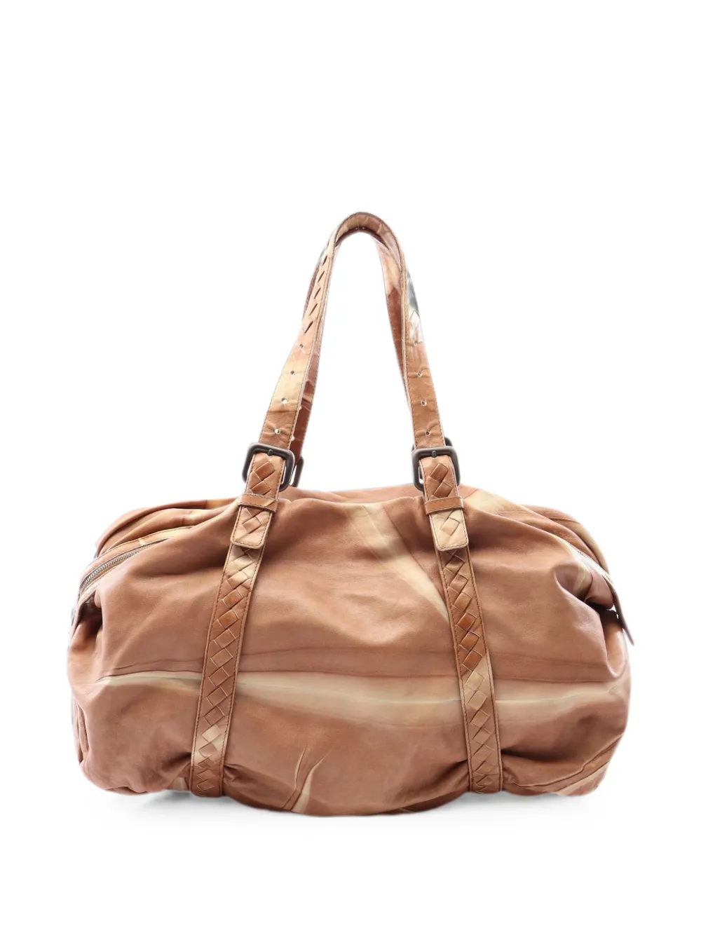 Bottega Veneta Pre-Owned 2000s Intrecciato shoulder bag - Marrone