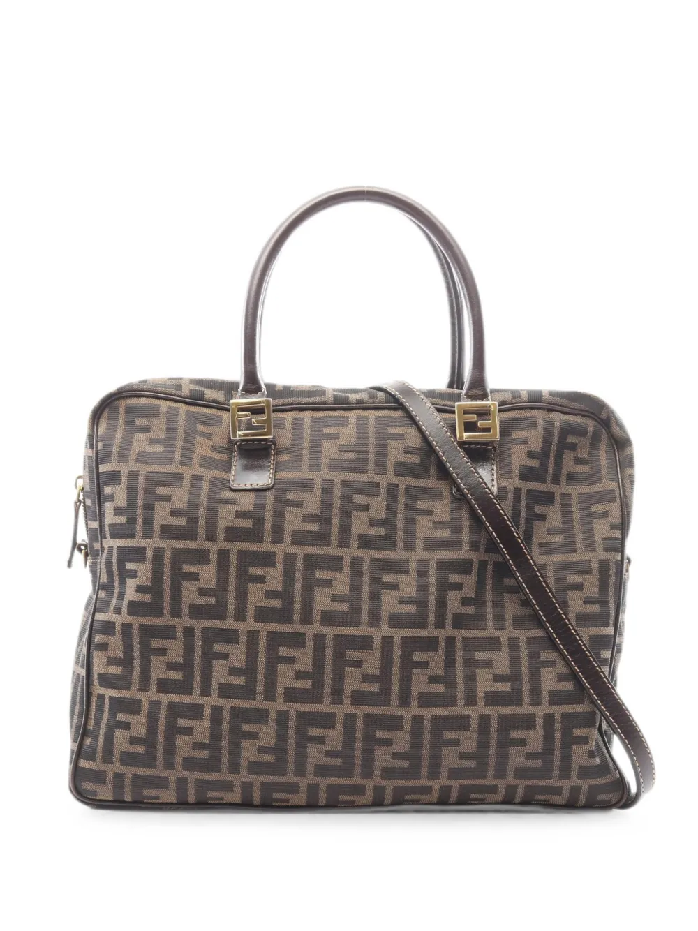 Fendi Pre-Owned 2000s Zucca briefcase - Nero