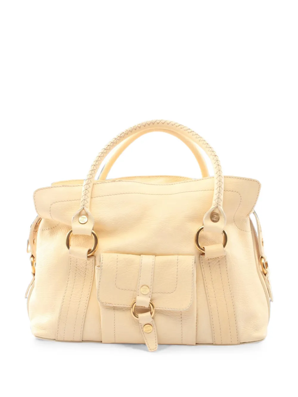 Celine Pre-Owned 2000s Macadam leather handbag - Toni neutri