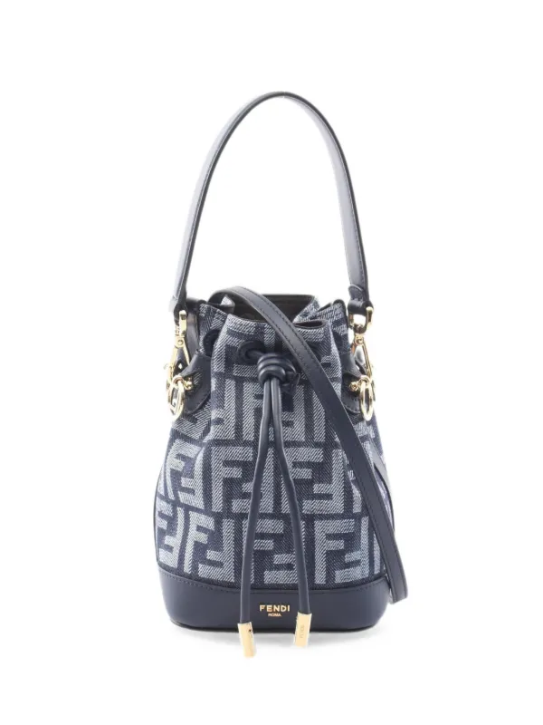 Fendi Pre-Owned 2020s モノグラム モントレゾール ハンドバッグ ミニ