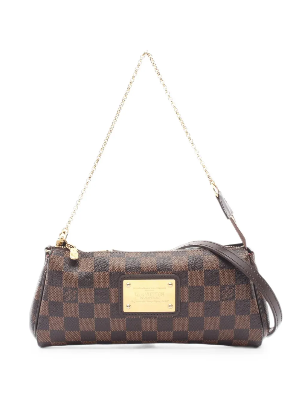 Louis Vuitton Pre-Owned 2012 Eva Damier Ebene shoulder bag - Brown