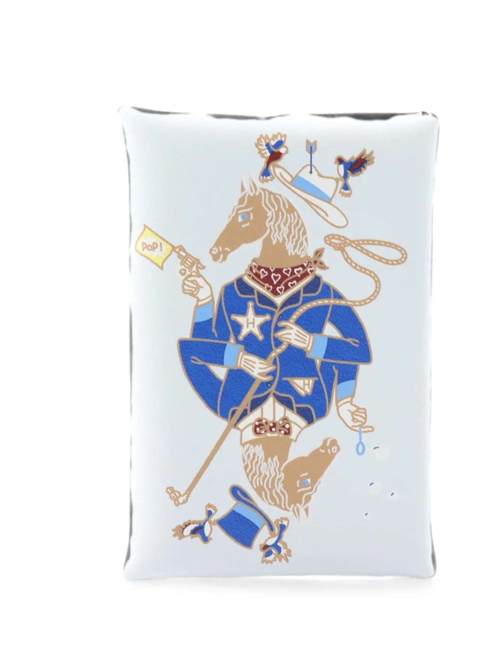 Hermès Pre-Owned 2022 Calvi Cowboy coin purse - Blu