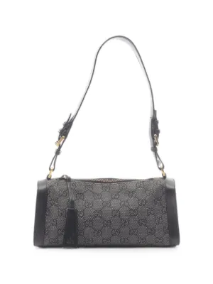 Gucci Pre-Owned 2000-2015 GG Canvas Jackie Shoulder Bag | Black
