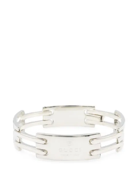 Gucci Pre-Owned 2010s engraved link bracelet