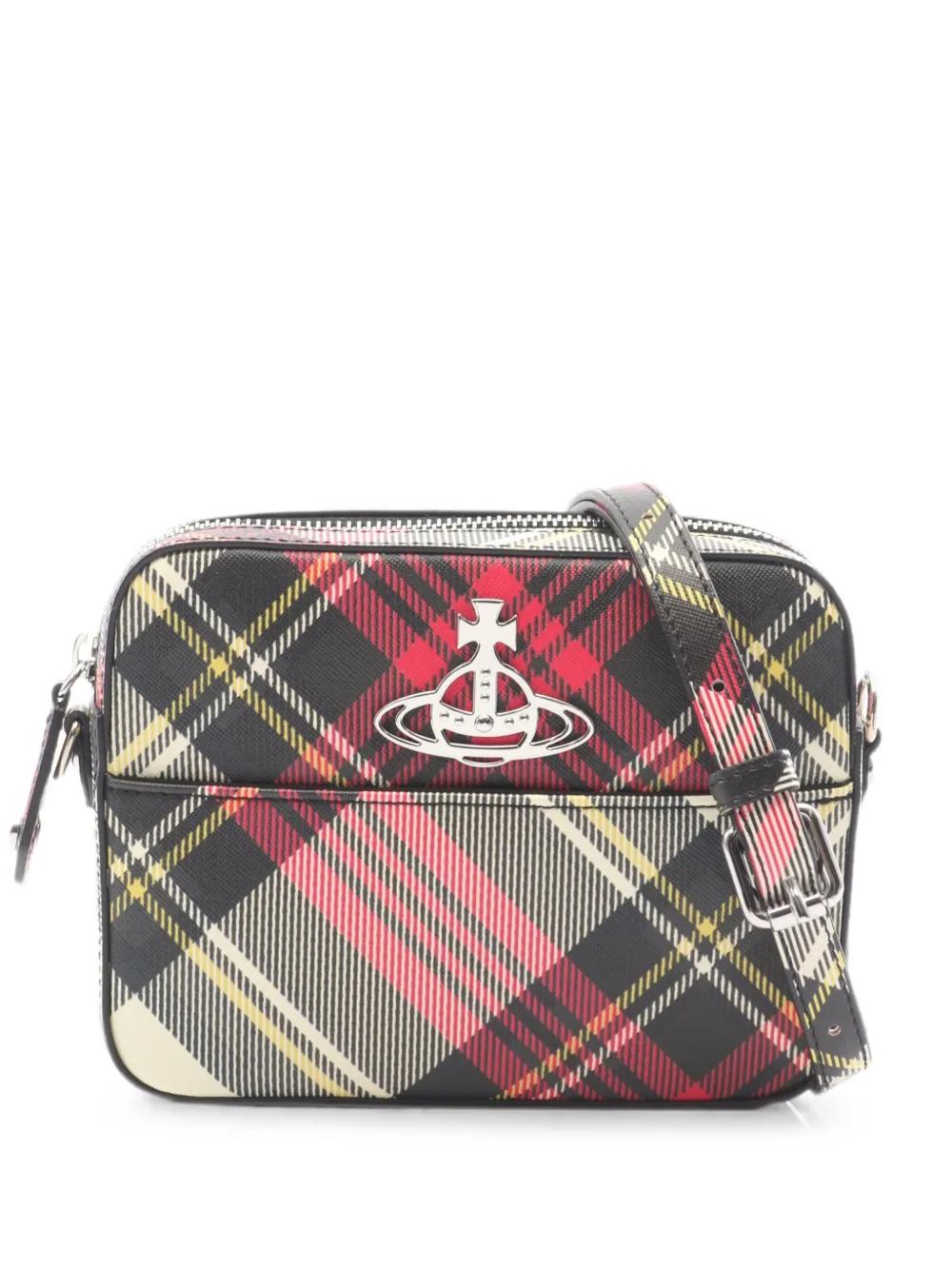 Vivienne Westwood Pre-Owned Orb Saffiano camera bag - Nero