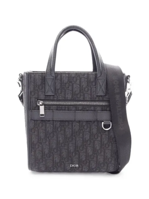 Christian Dior Pre-Owned 2000s Safari North-South Oblique two-way handbag