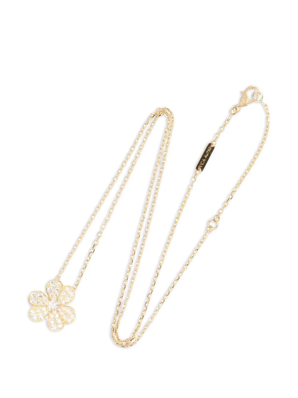 Van Cleef & Arpels Pre-Owned 2010s Frivole diamond necklace - Gold
