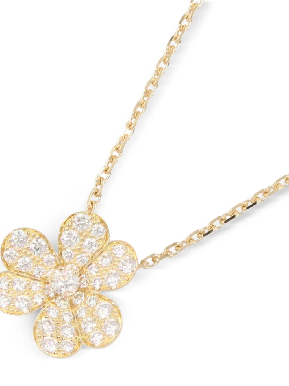 Van Cleef & Arpels Pre-owned 2010s Frivole Diamond Necklace in Gold, view 2