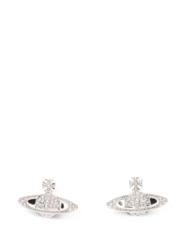 Vivienne Westwood Pre-owned Mini Bas Relief Earrings in Silver