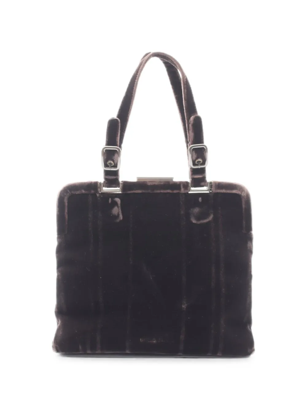 Prada Pre-Owned 2000s buckle-detail tote bag - Marrone