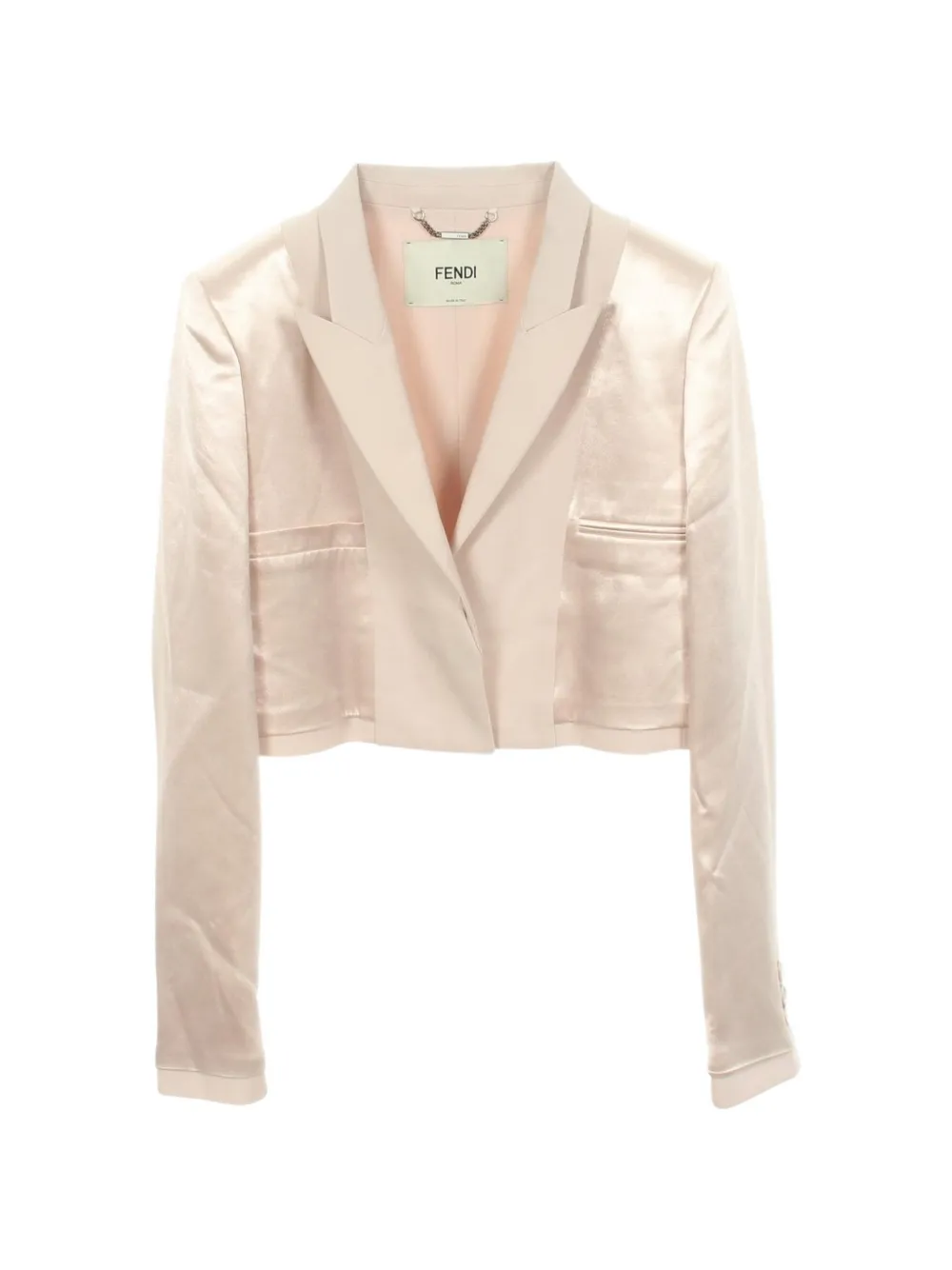 Fendi Pre-Owned 2010s cropped tailored blazer - Rosa
