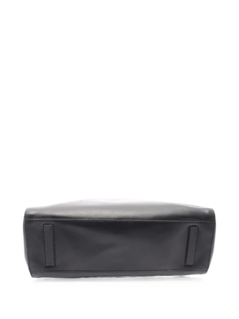 Prada Pre-Owned 2000s leren shopper met logo-reliëf Zwart