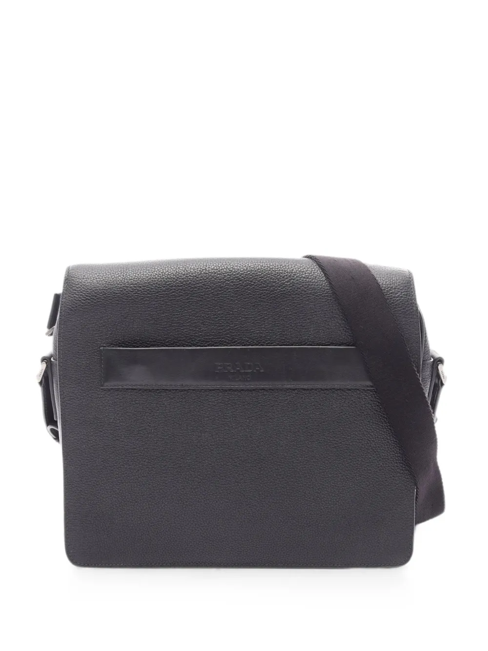 Prada Pre-Owned 2000s Toro leather shoulder bag - Black