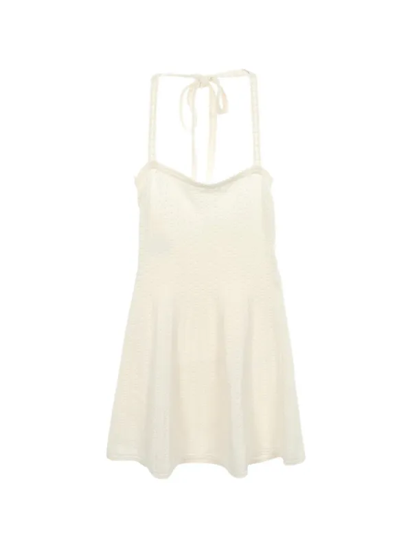 chanel mini white dress Women's Sevyn Crossover Ruffle Layer Chanel Mini Dress S/M/L/Customize White MEAN BLVD White / M