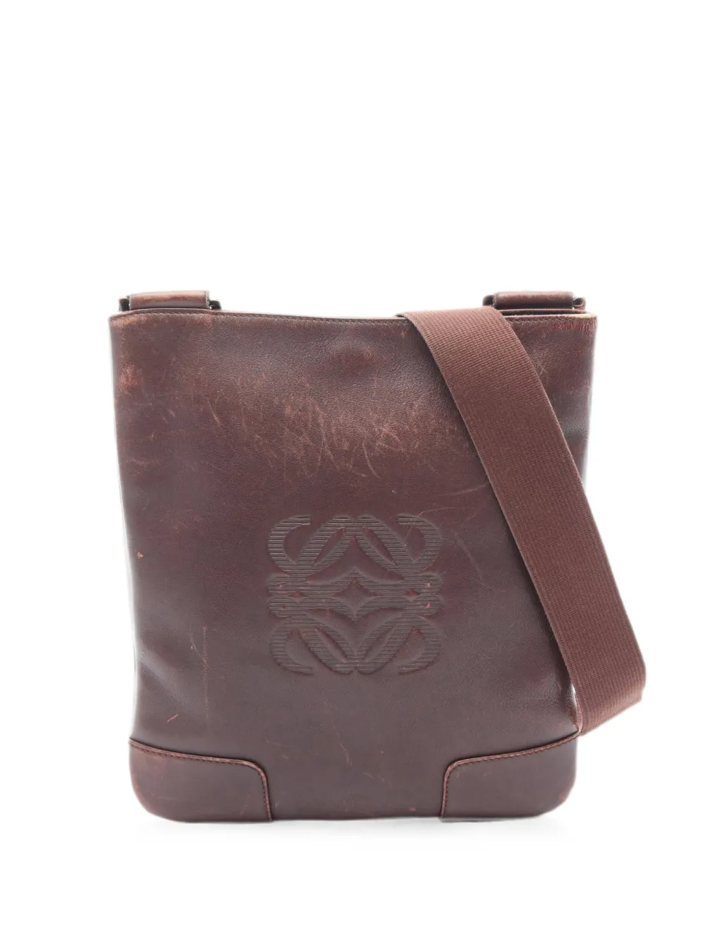 Loewe Pre-Owned 2000s Anagram shoulder bag - Marrone
