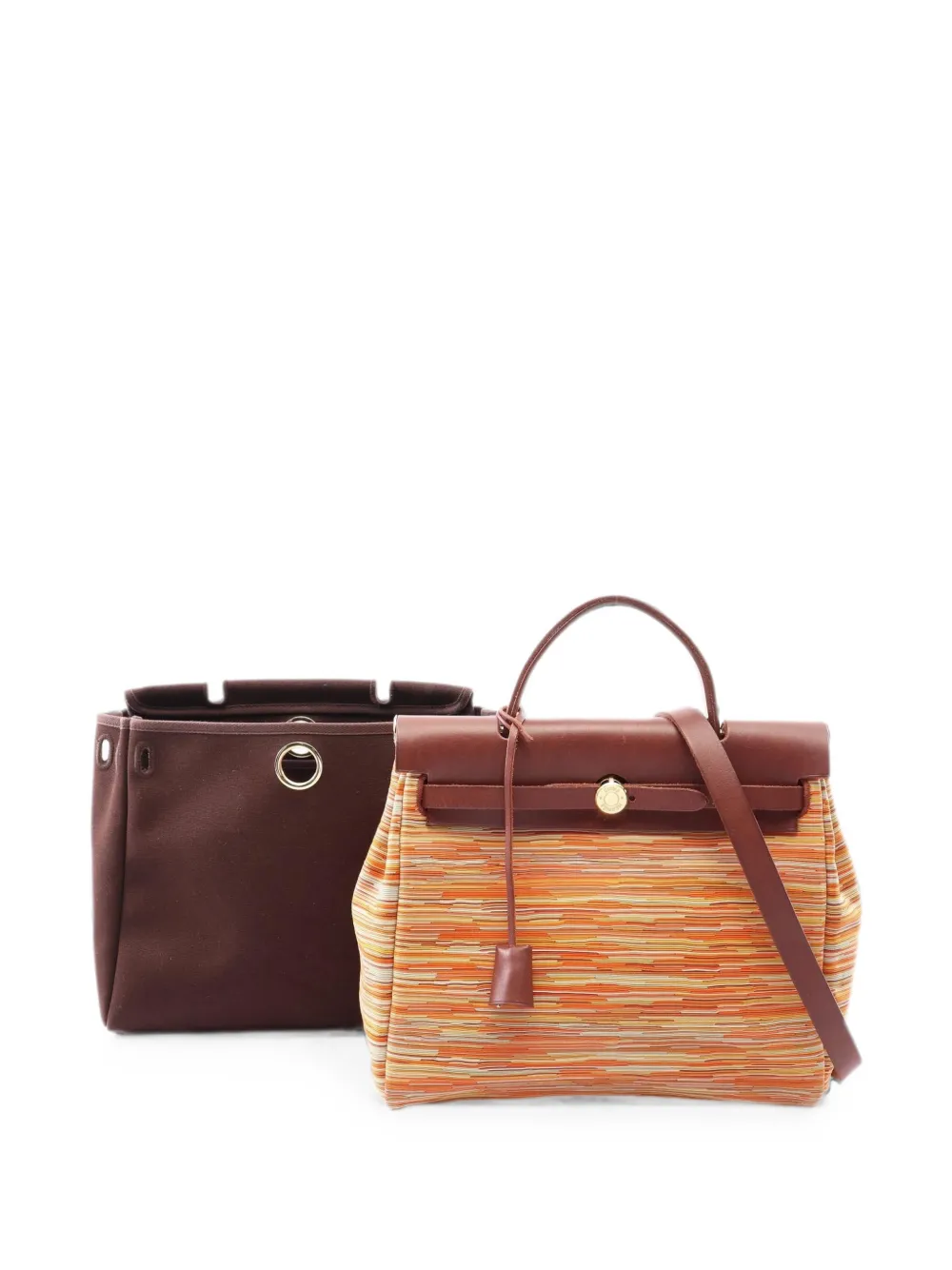 Hermès Pre-Owned 2002 Herbag totre bag - Arancione