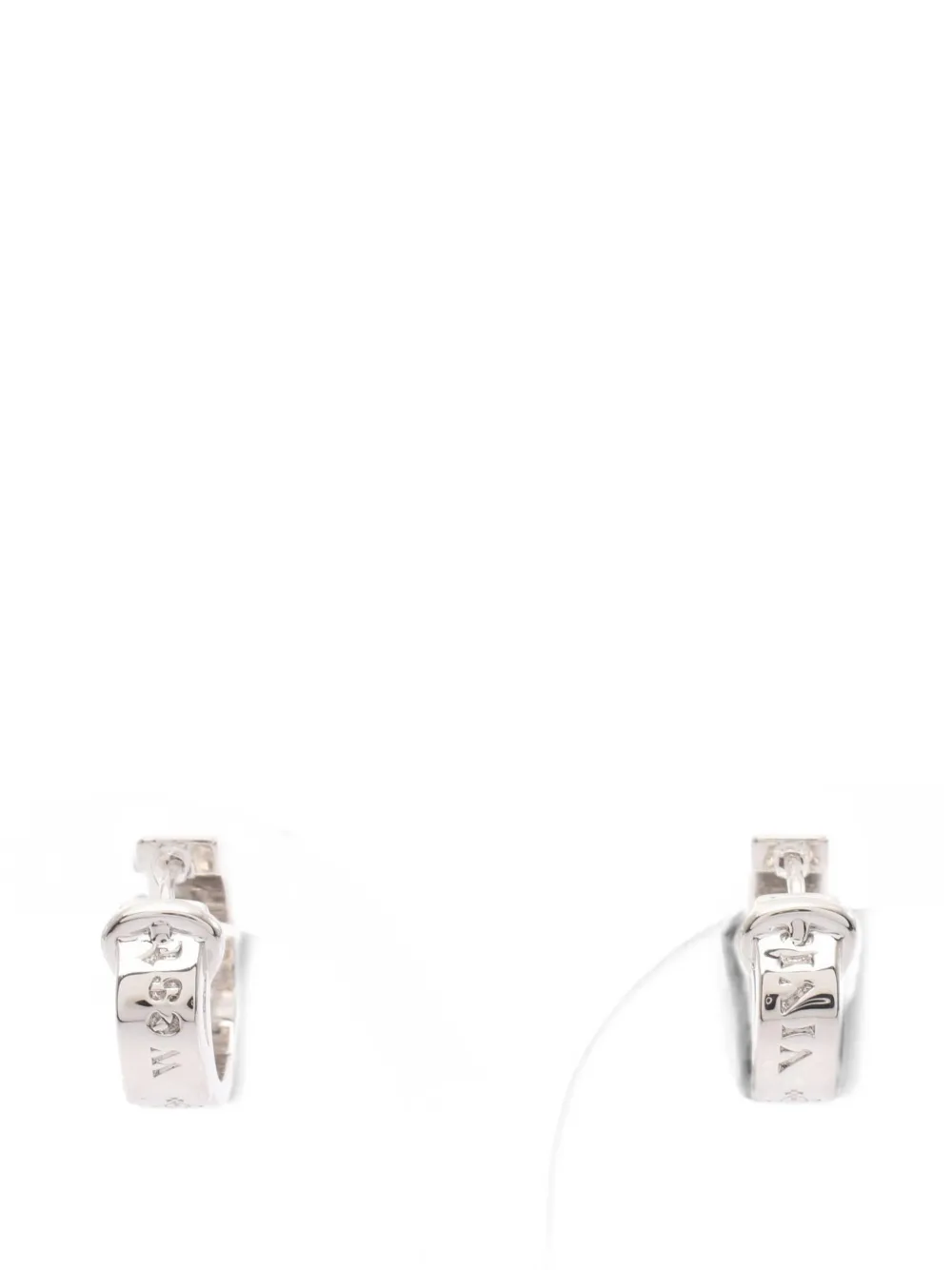 Vivienne Westwood Pre-Owned Bobby hoop earrings - Argento