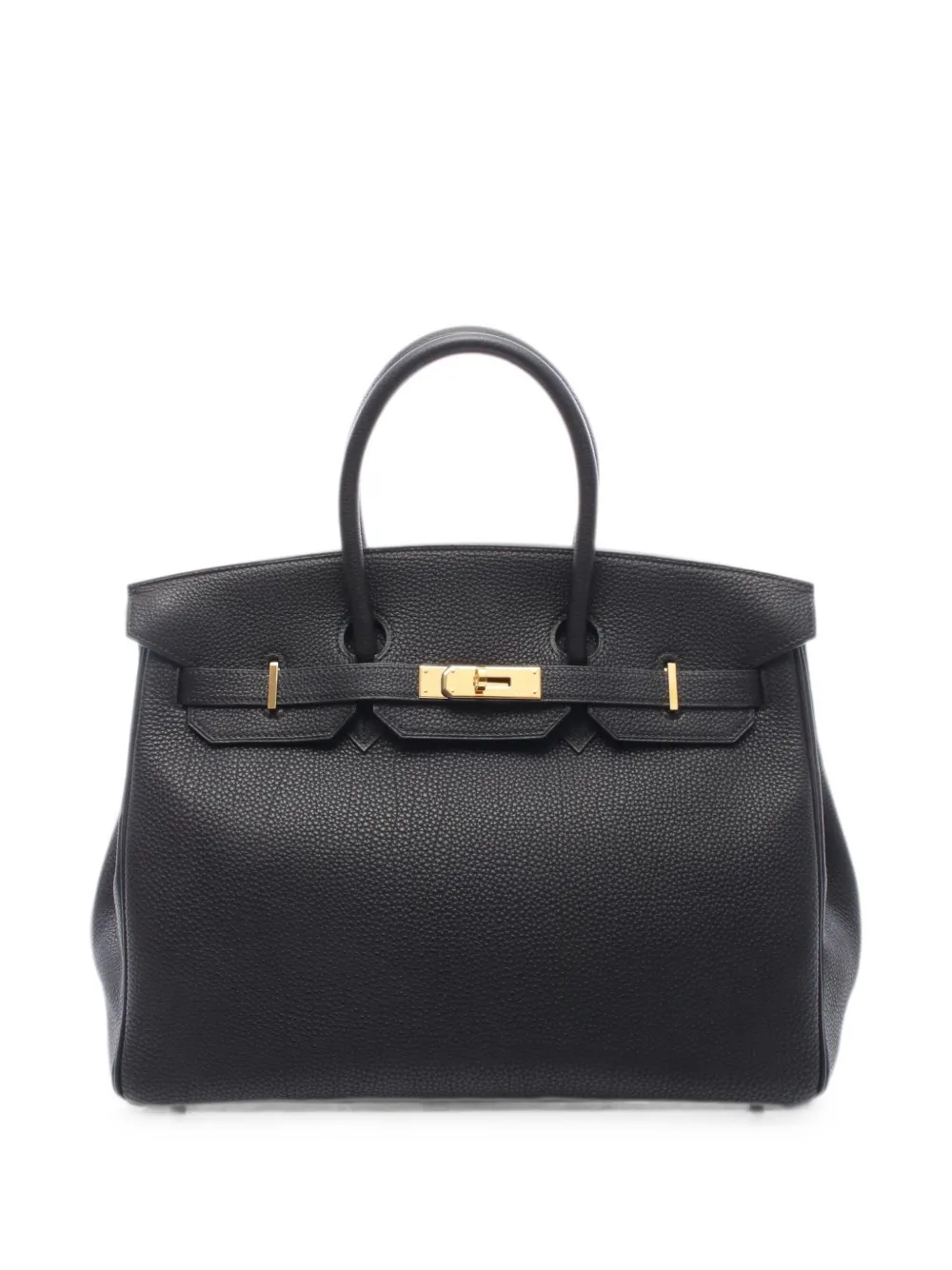 Hermès Pre-Owned 2002 35 Birkin handbag - Nero