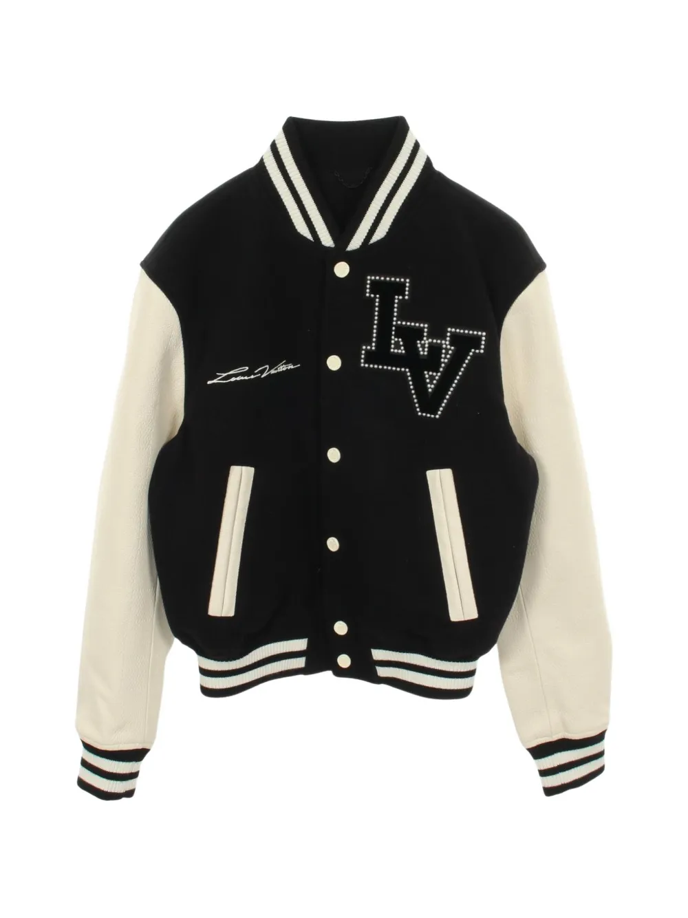 Louis Vuitton Pre-Owned 2010s Pharrell Varsity jacket - Schwarz