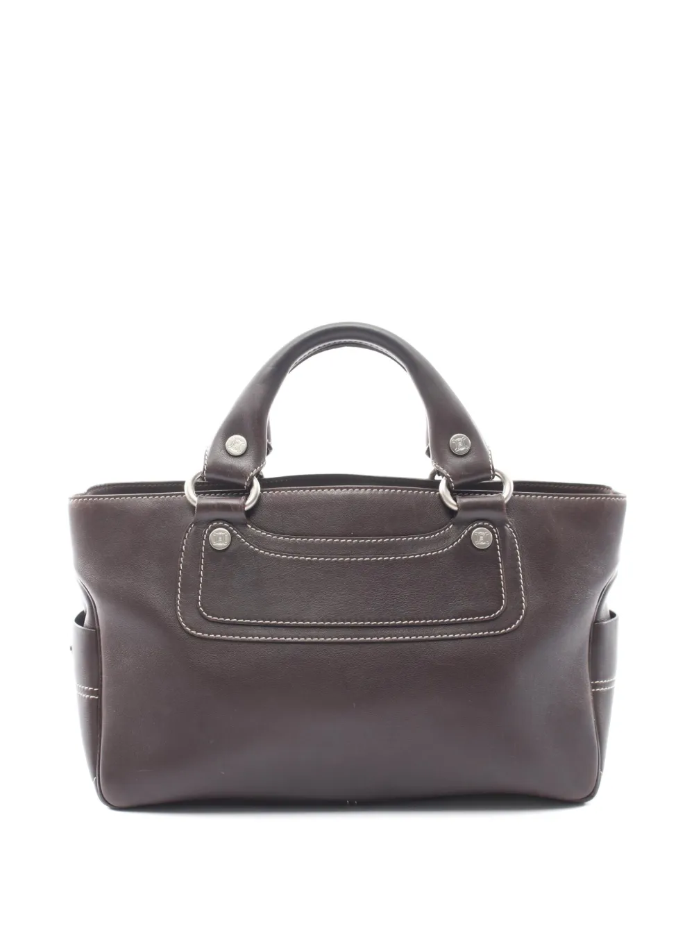 Celine Pre-Owned 2000s Boogie leather tote bag - Brown