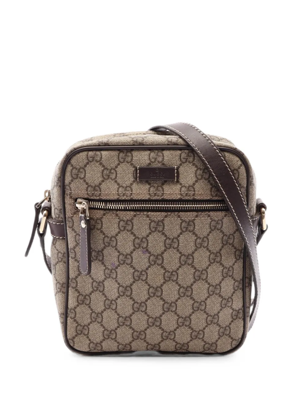 Gucci Pre-Owned 2000s GG Supreme cross body bag - Toni neutri