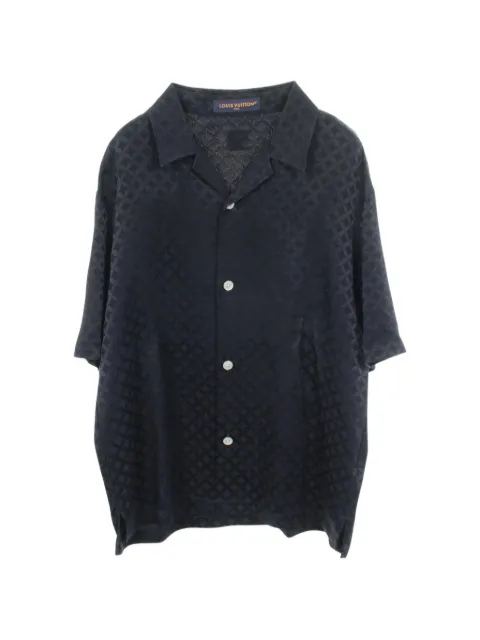 Louis Vuitton Pre-Owned 2010s graphic jacquard shirt