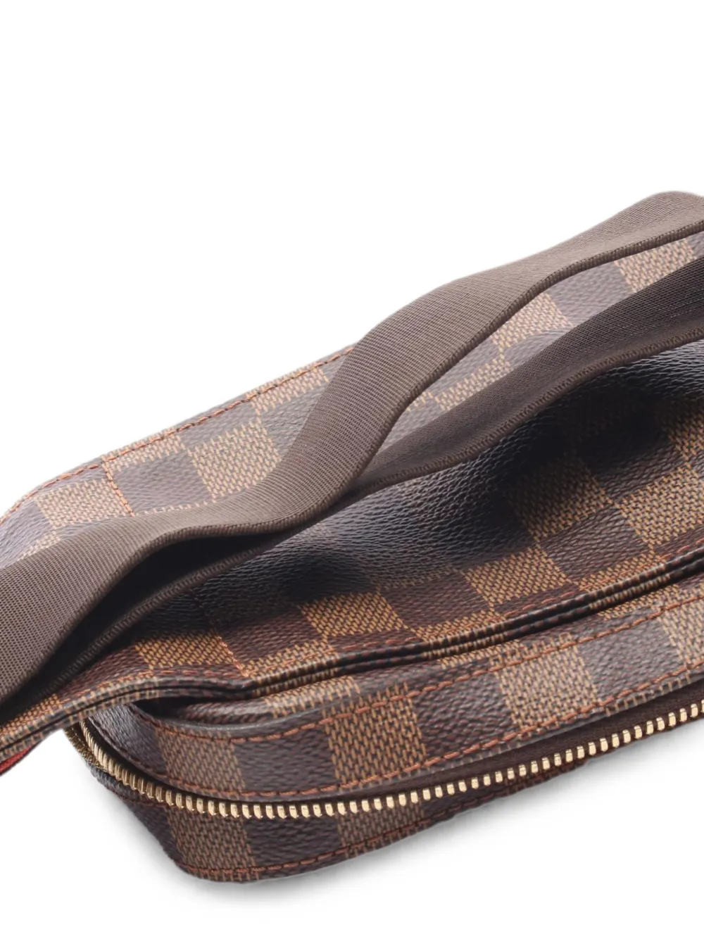 Louis Vuitton Pre-Owned 2005 Geronimos Damier Ebene heuptas Bruin