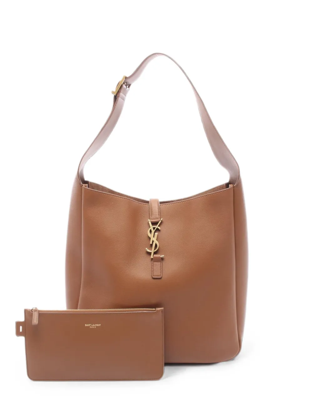 Saint Laurent Pre-Owned 2010s large Le 5 à 7 shoulder bag - Marrone