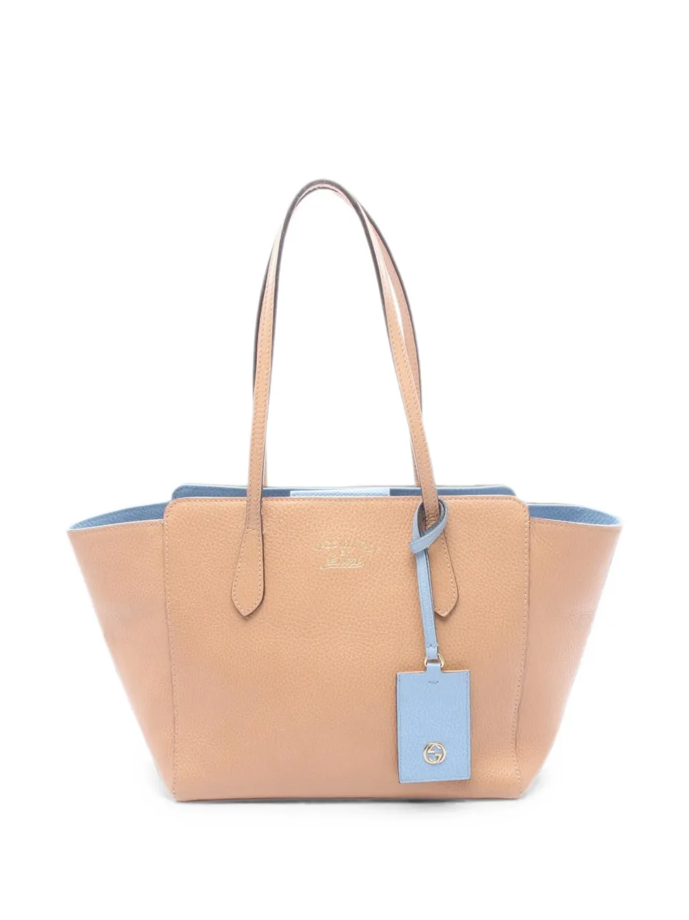 Gucci Pre-Owned 2000s Swing leather tote bag - Toni neutri