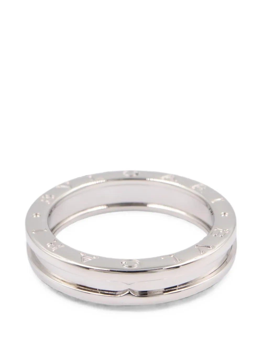 Bvlgari Pre-Owned 2010s B-zero1 ring - Argento