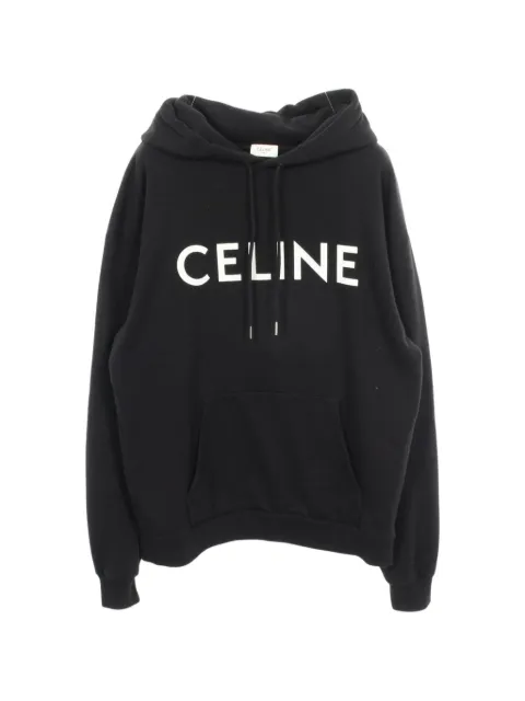 Celine Pre-Owned 2010s logo-print hoodie