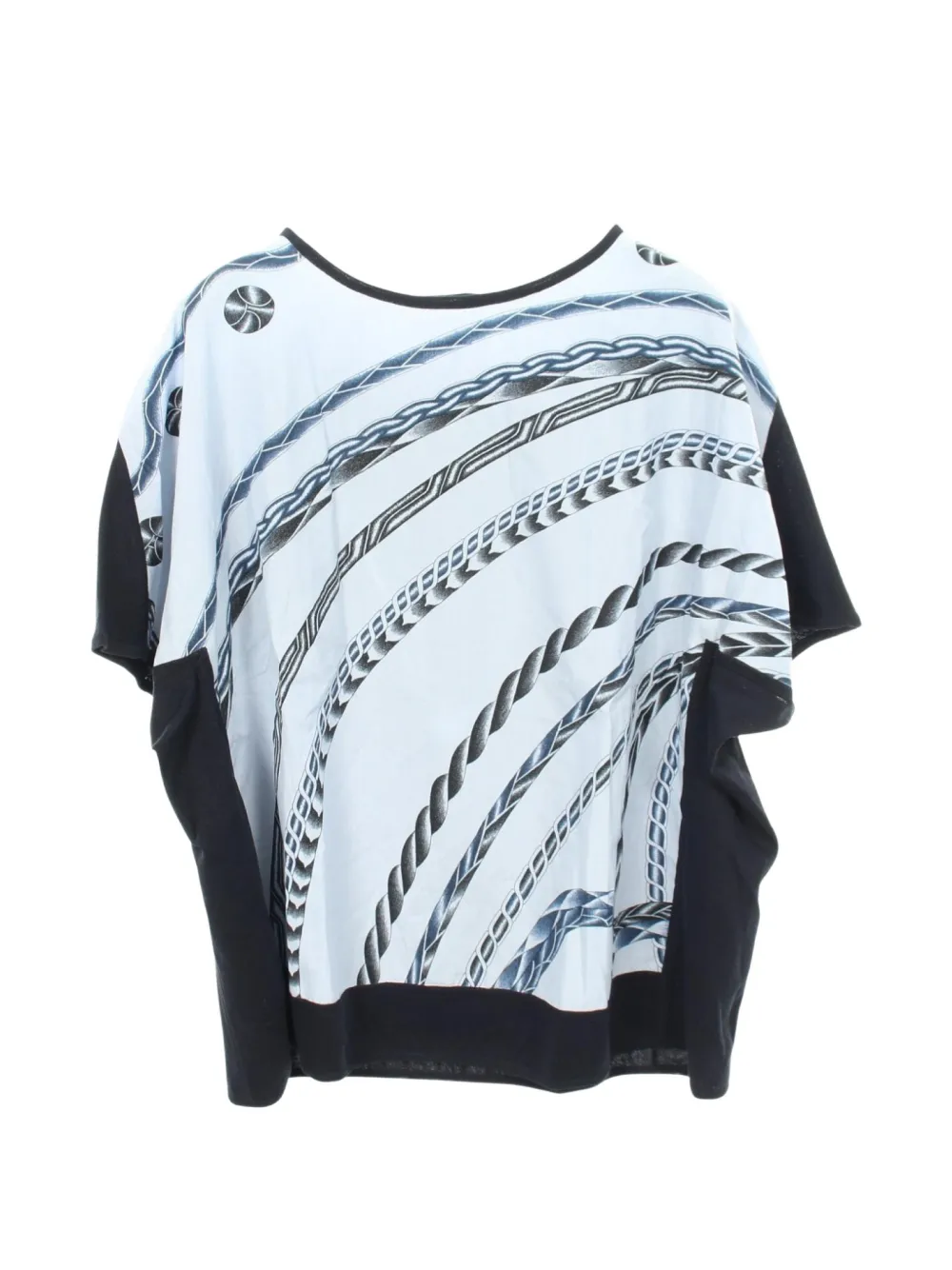 Hermès Pre-Owned 2010s T-Shirt mit Kordelprint - Weiß
